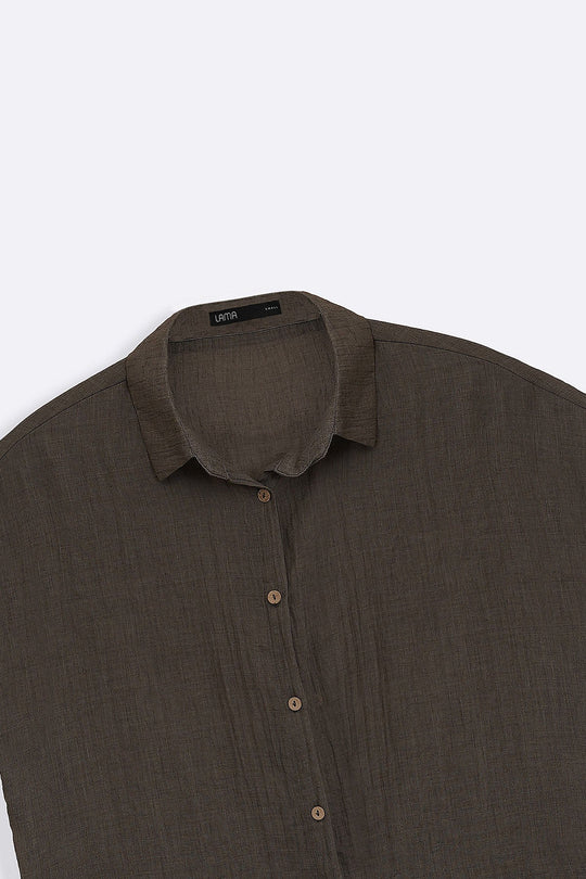CHARCOAL BARELIGHT BUTTON DOWN