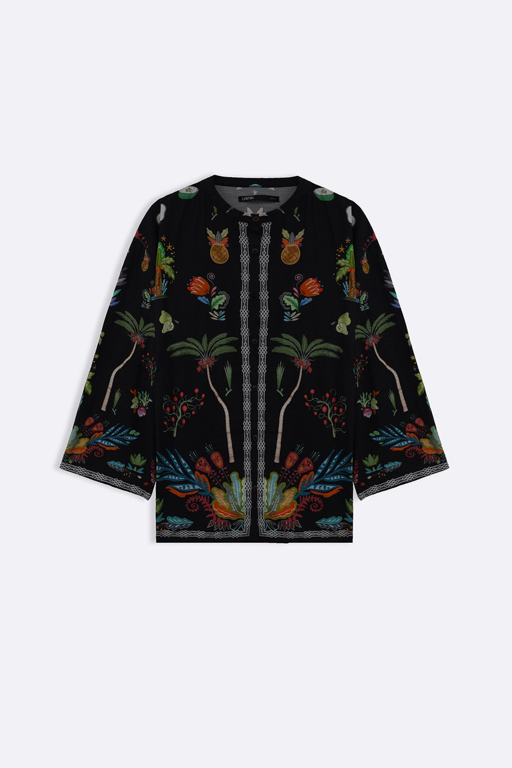 BLACK GREEN APPLE SHIRT