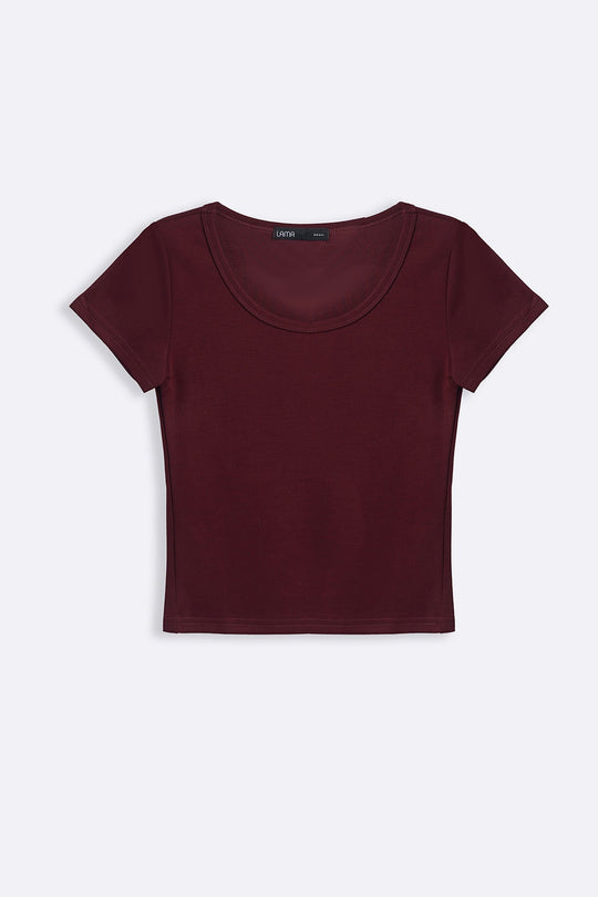 WINE CLASSIC SCOOP NECK TEE