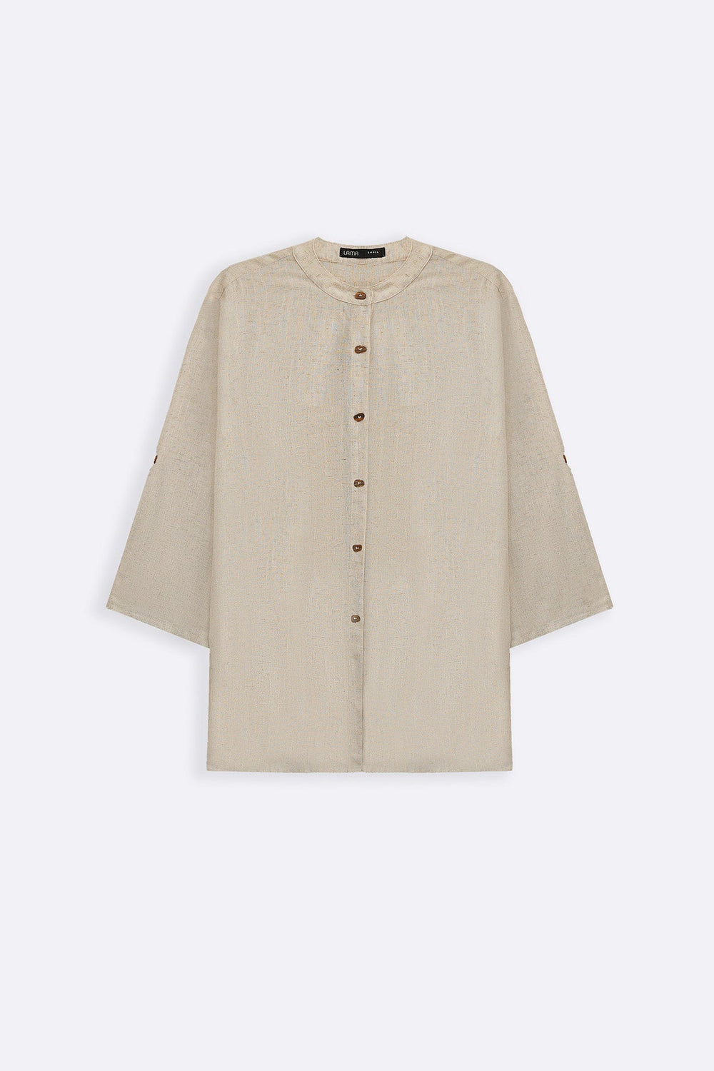 OAT MELANGE LINEN BLEND EASE SHIRT