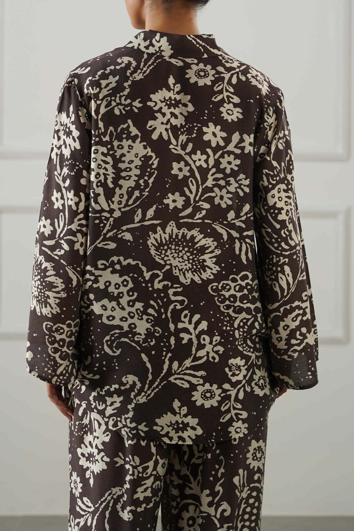 BROWN BARON BUTTON DOWN SHIRT