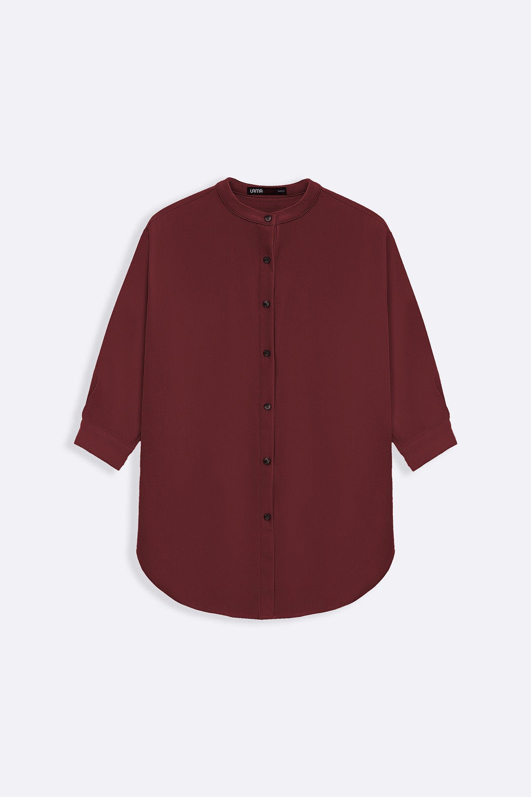 PINK FLOW BAND COLLAR SHIRT