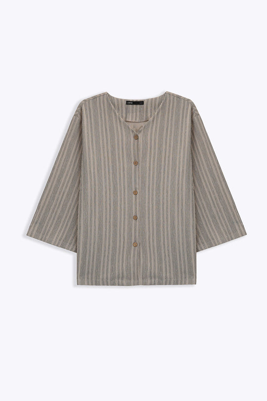 STONE BLACK LINEA STRETCH SHIRT