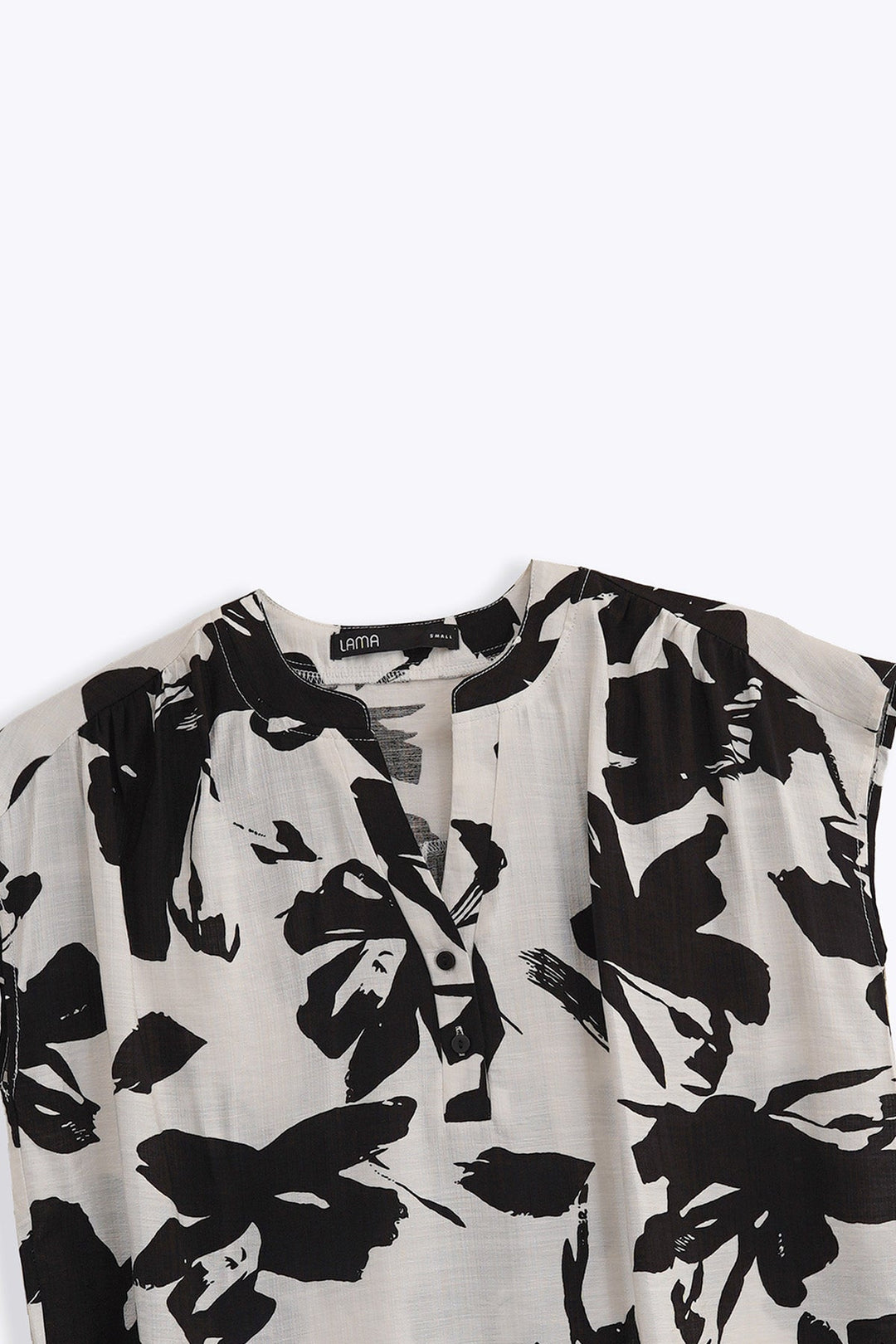 BLACK ABSTRACT RESORT SHIRT