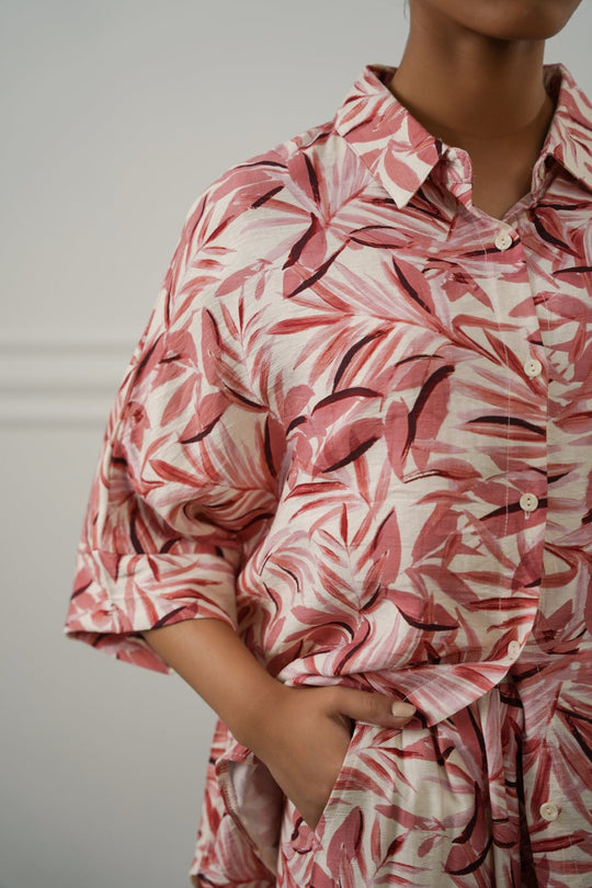 PINK BAMBOO CANOPY TOP