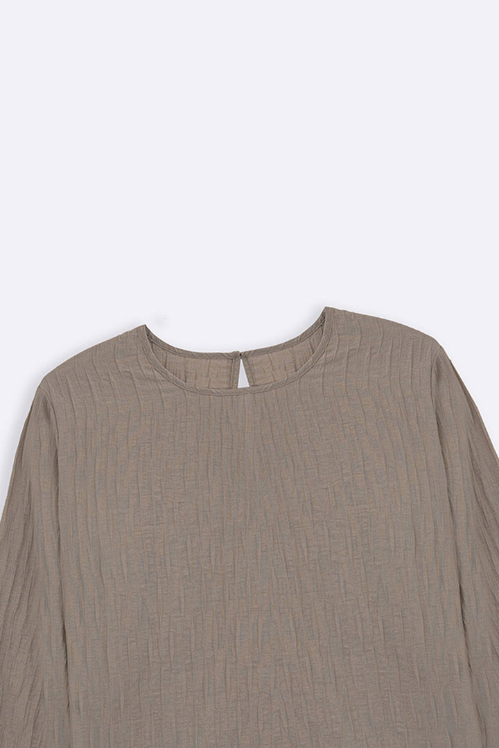 TAUPE SABLE EASY SHIRT