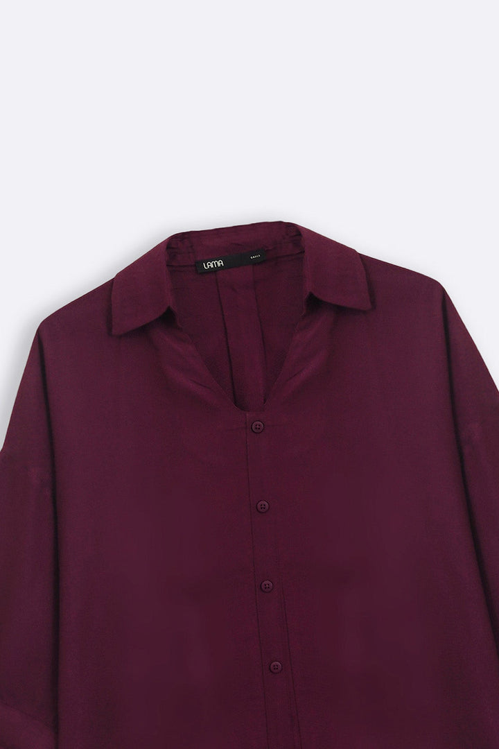 MAROON EASY BREEZE TOP