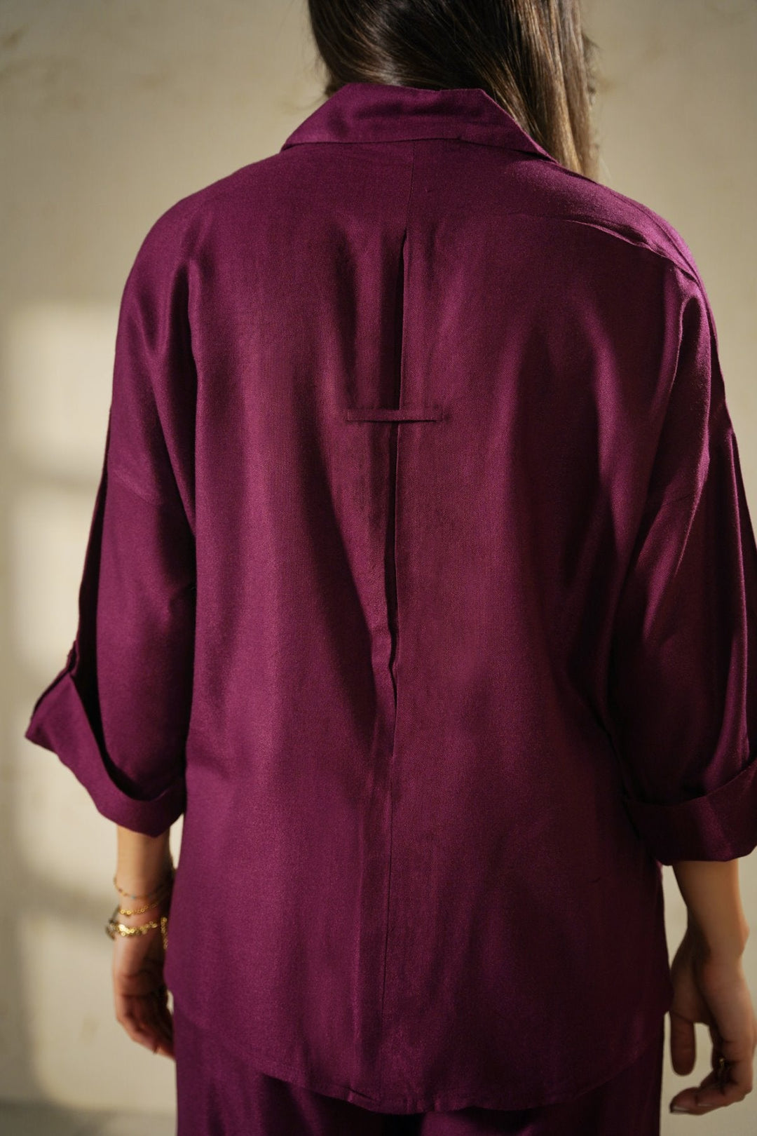 MAROON EASY BREEZE TOP