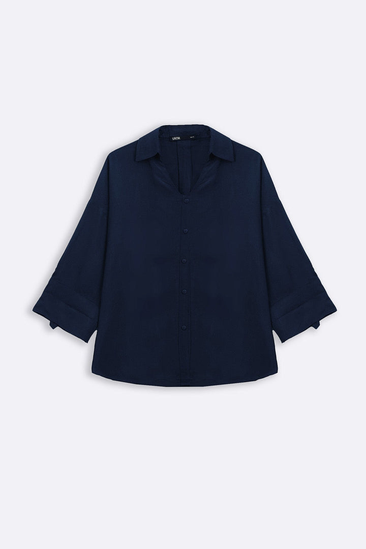 NAVY EASY BREEZE TOP
