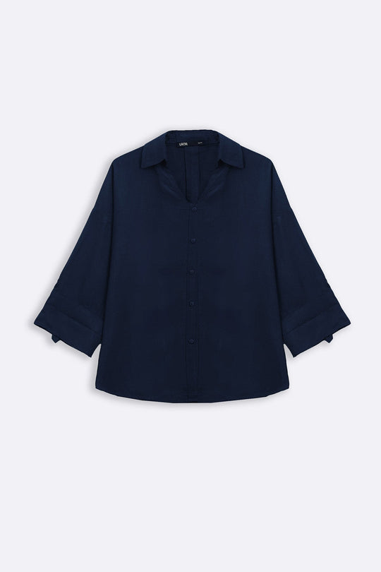 NAVY EASY BREEZE TOP
