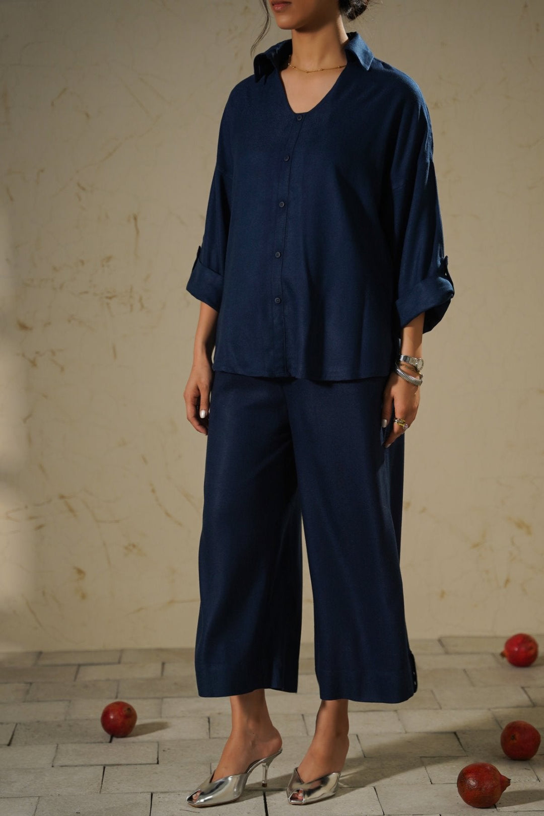 NAVY EASY BREEZE TOP