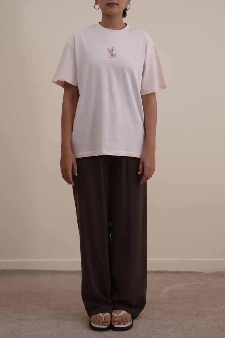 LIGHT PINK CANDY FLOSS TEE