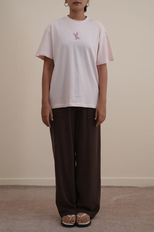 LIGHT PINK CANDY FLOSS TEE