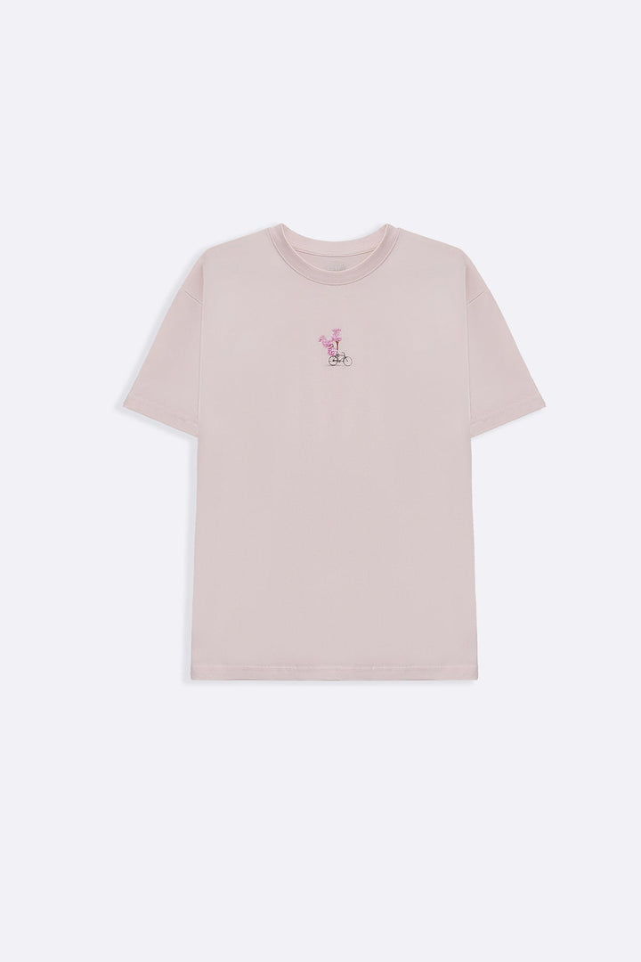 LIGHT PINK CANDY FLOSS TEE
