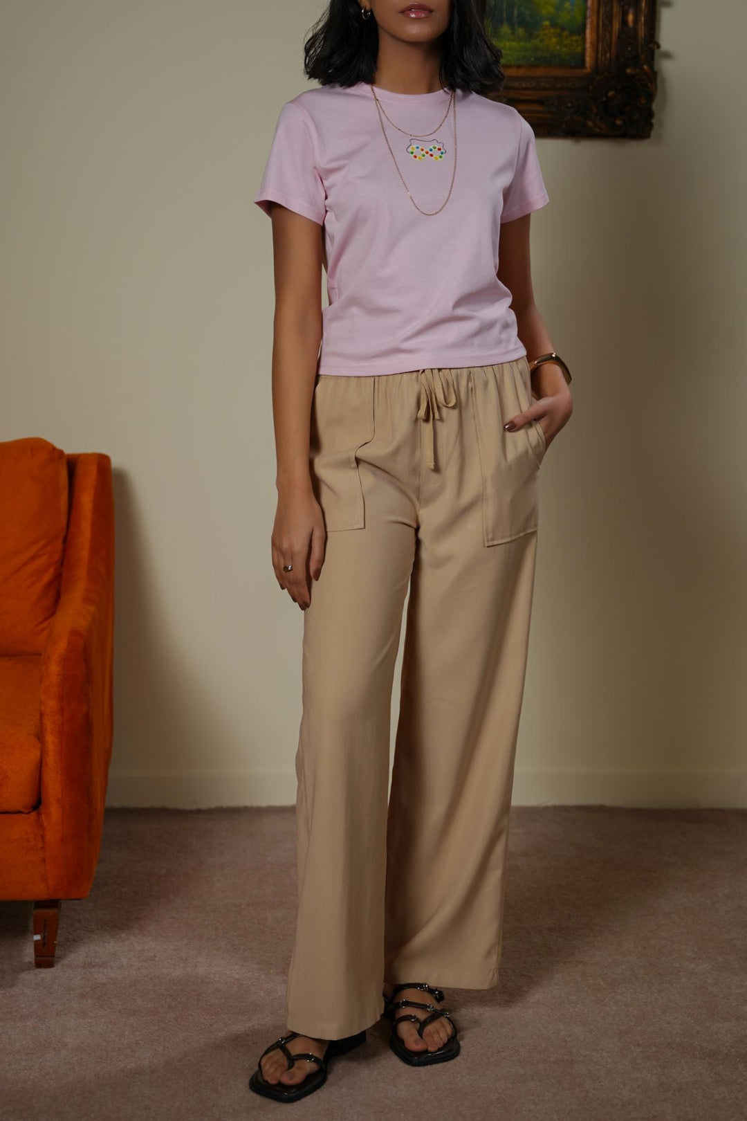LIGHT PINK BUNTIES TEE