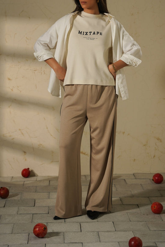 IVORY MIXTAPE TEE