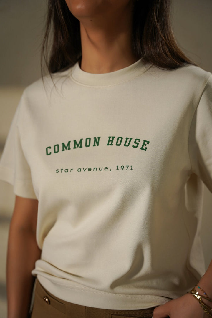 IVORY COMMON HOUSE TEE