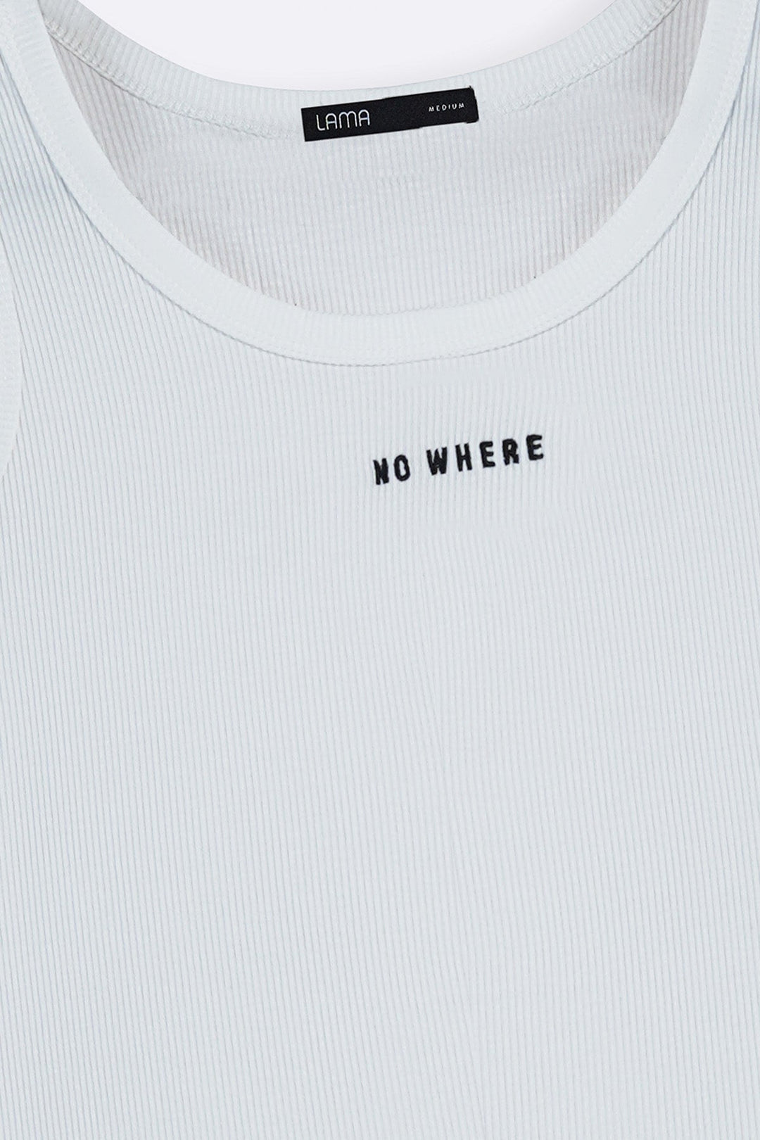 WHITE NOWHERE TANK