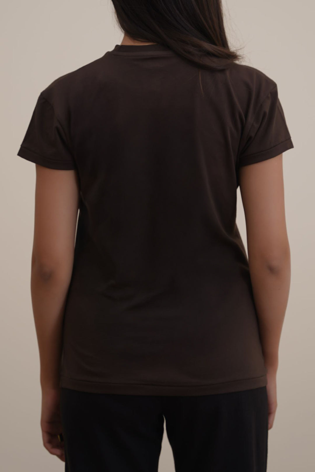 BROWN EVERYDAY STAPLE TEE