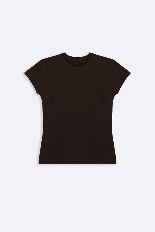 BROWN EVERYDAY STAPLE TEE