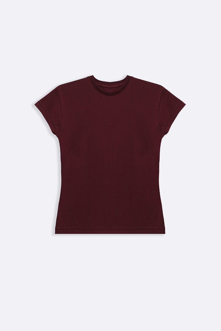 MAROON EVERYDAY STAPLE TEE