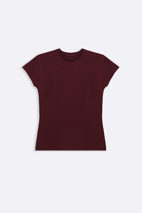 MAROON EVERYDAY STAPLE TEE