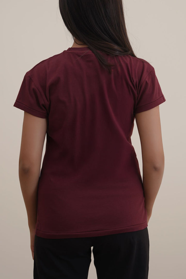MAROON EVERYDAY STAPLE TEE
