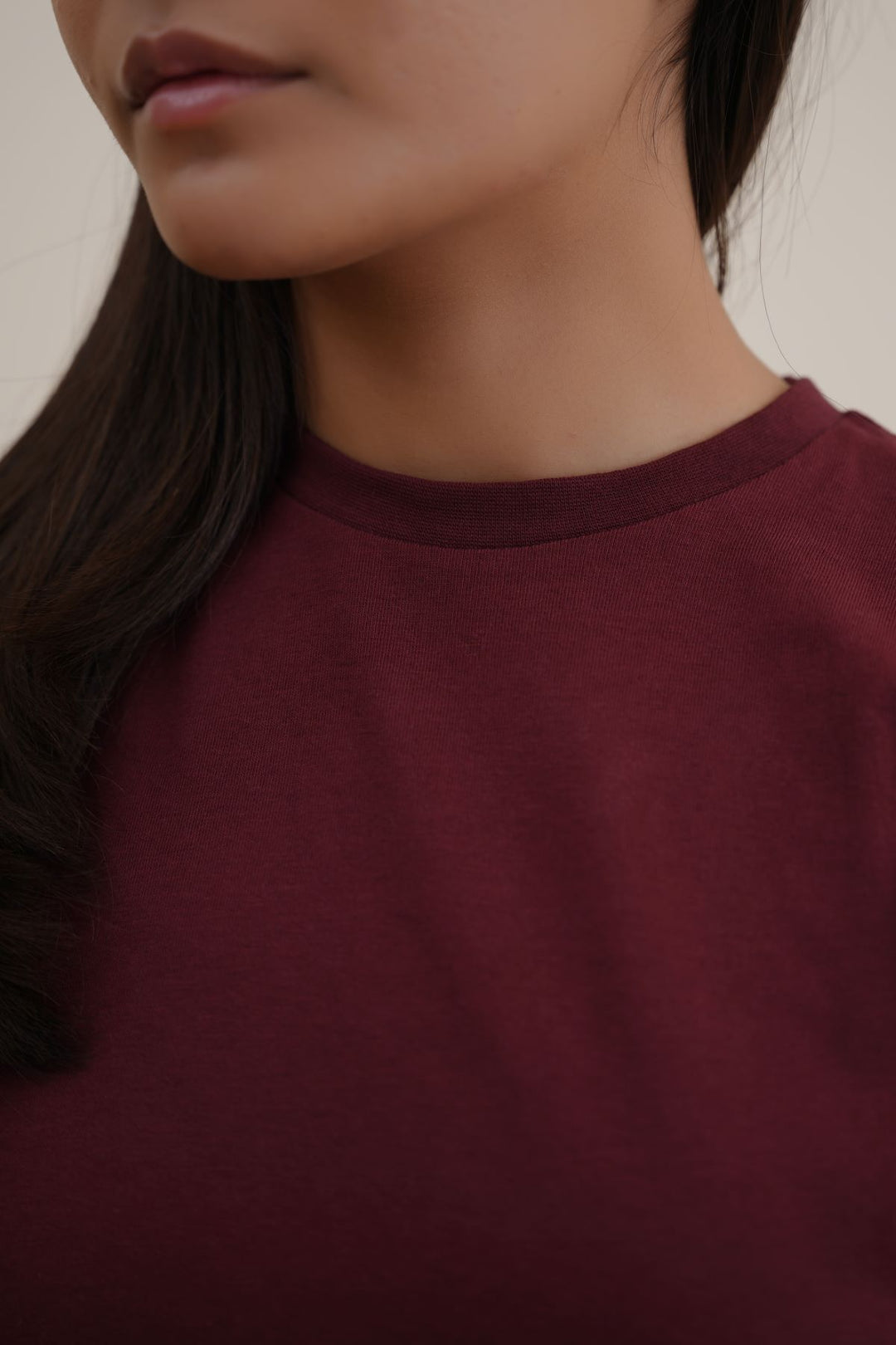 MAROON EVERYDAY STAPLE TEE
