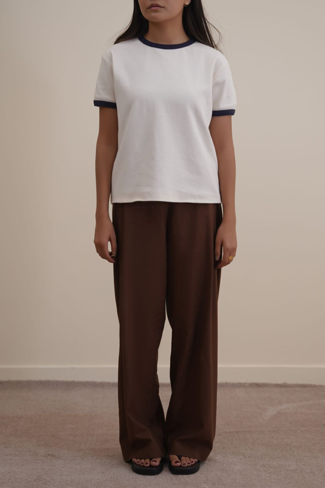 IVORY RINGER TEE