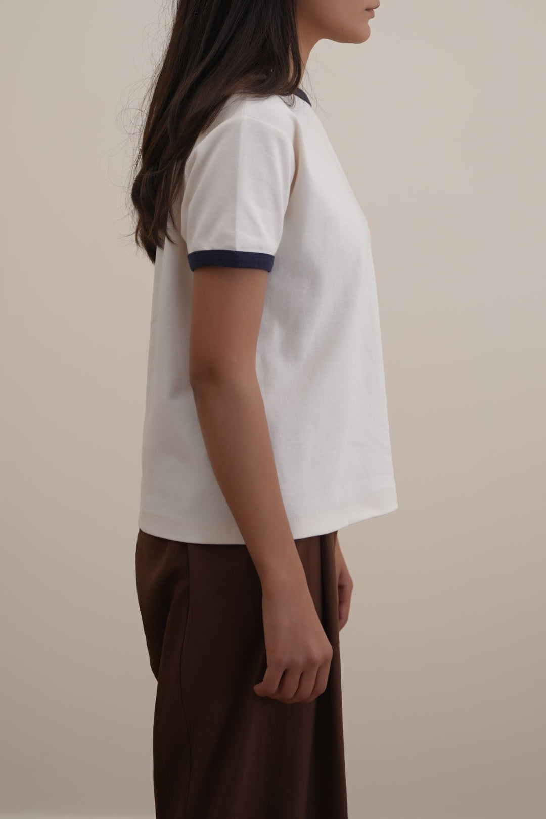 IVORY RINGER TEE