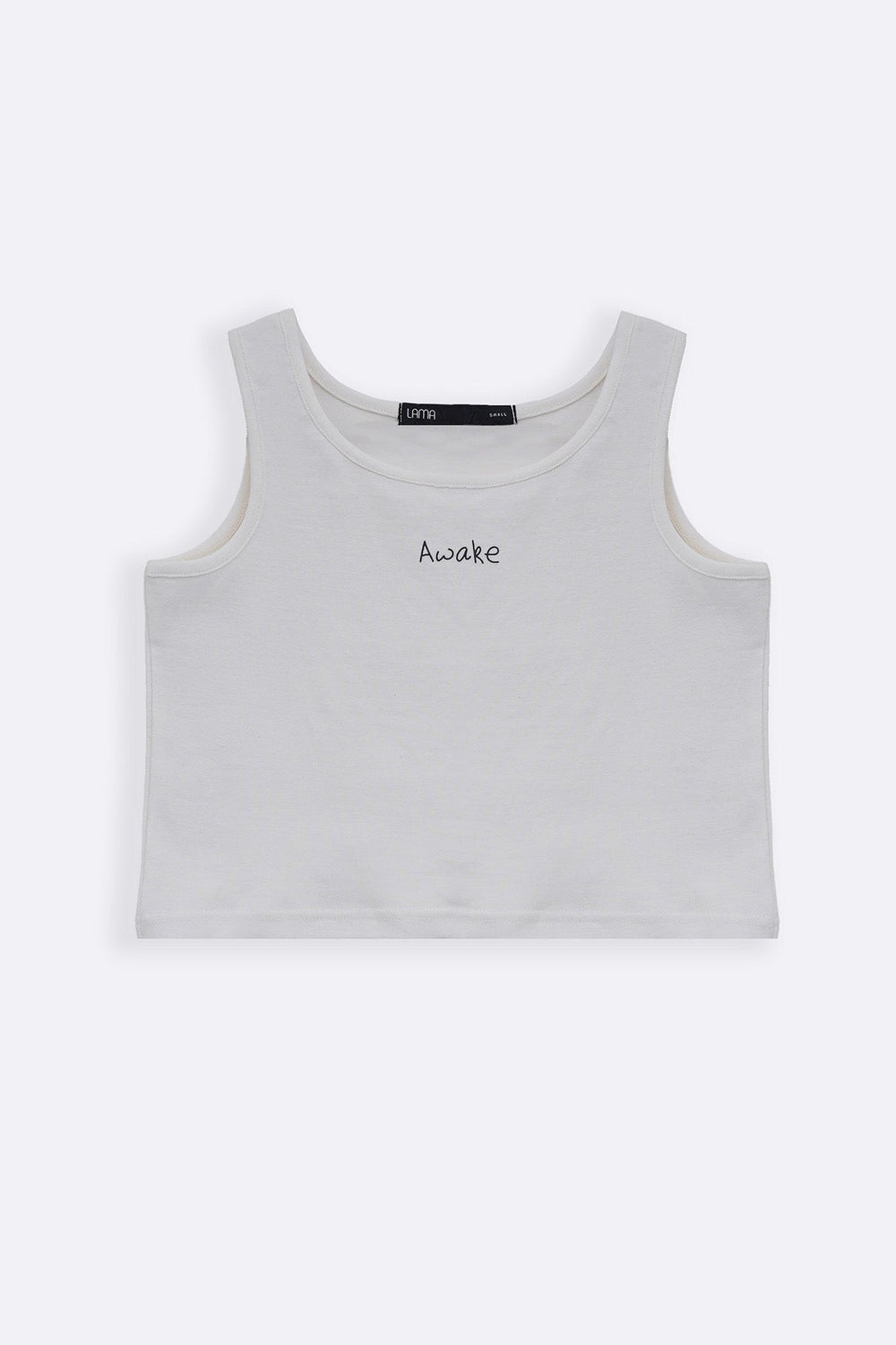 WHITE BASIC SHORT TANK