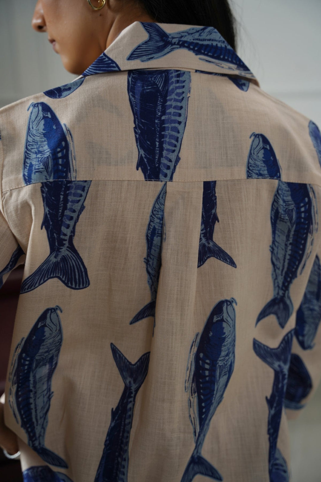 ECRU SARDINE SAFARI SHIRT