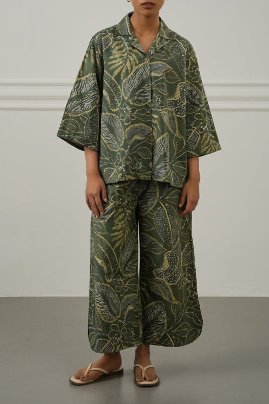 GREEN AMAZONIA SAFARI SHIRT