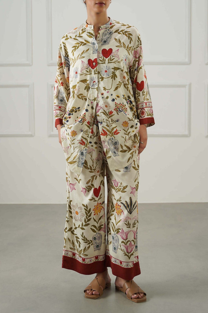 CREAM FRESCO EASE SHIRT
