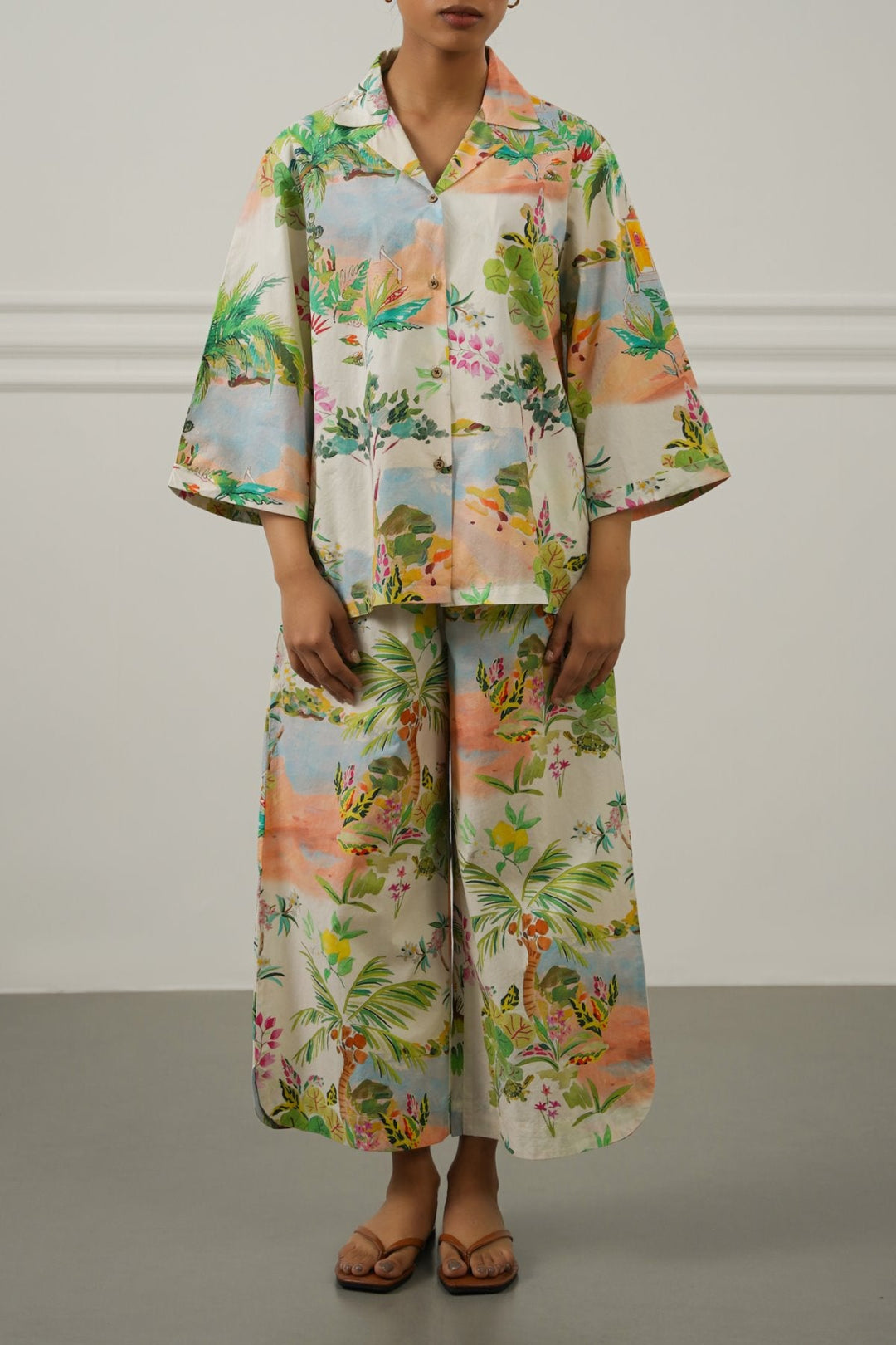 OFF WHITE ALOHA SAFARI SHIRT
