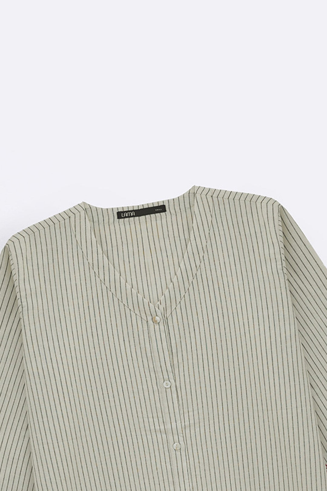 ECRU CHERRY STORY PINSTRIPE SHIRT
