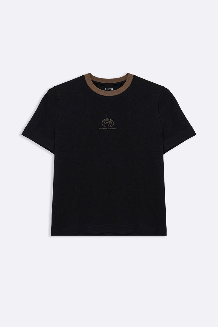 BLACK SOURDOUGH PRINT TEE