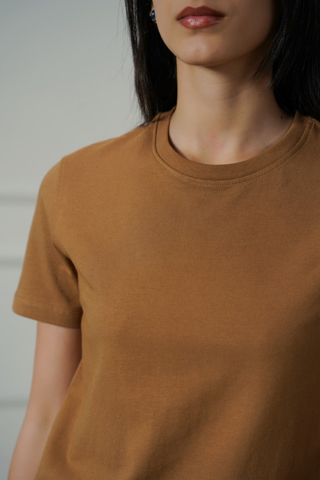 TAUPE CASUAL EVERYDAY TEE