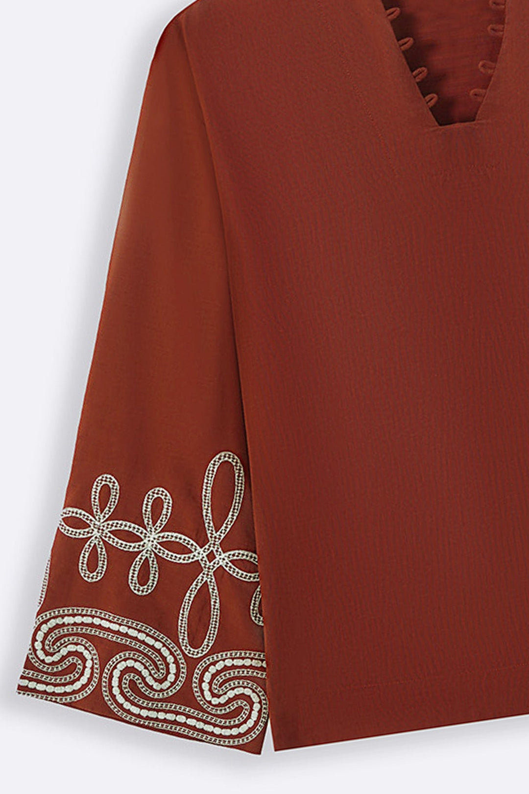 RUST WINE KORU TUNIC
