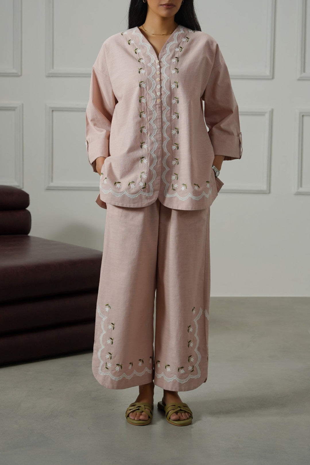 PINK BELL FLORAL SHIRT