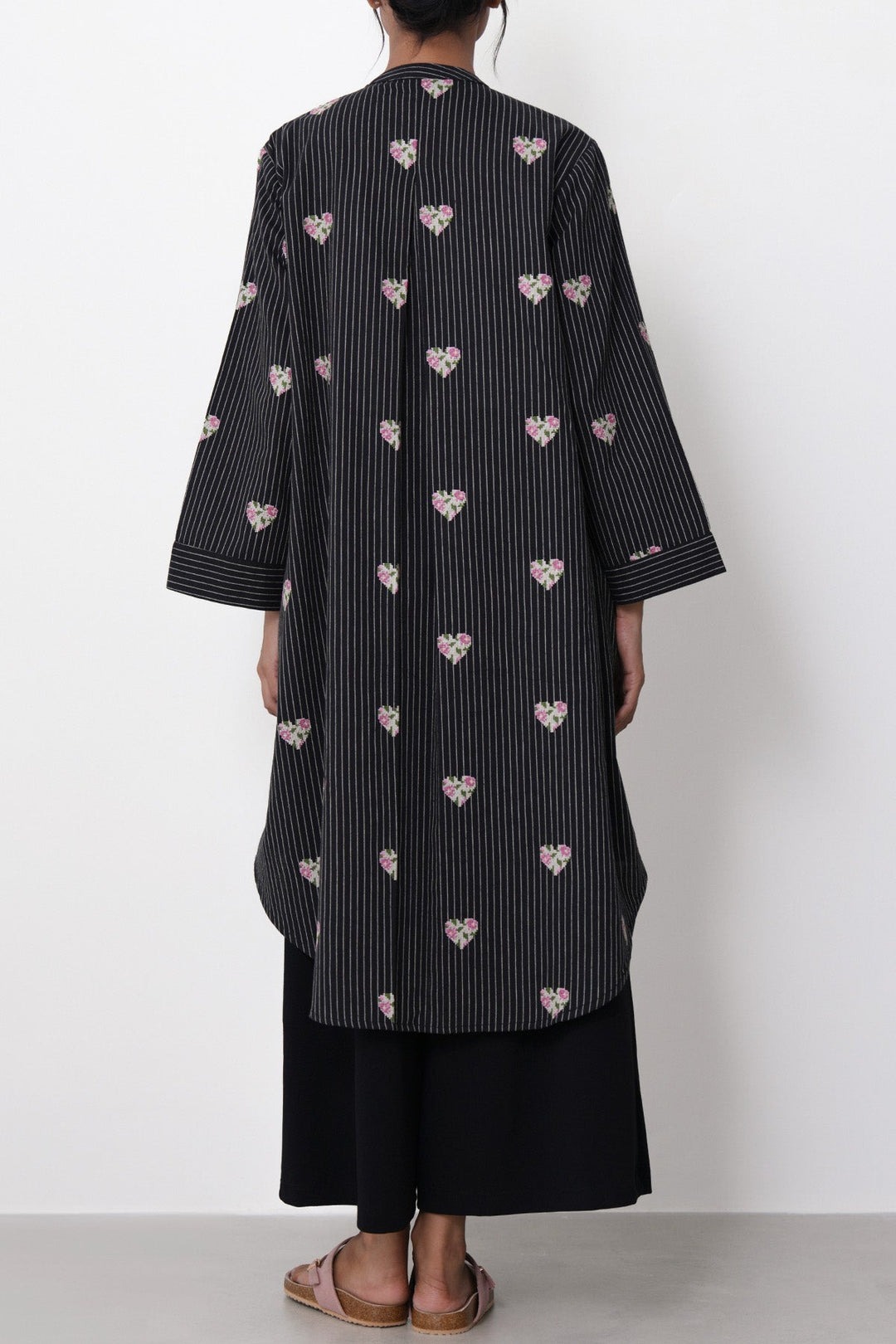 BLACK-HEARTS COTTON-LINEN TUNIC