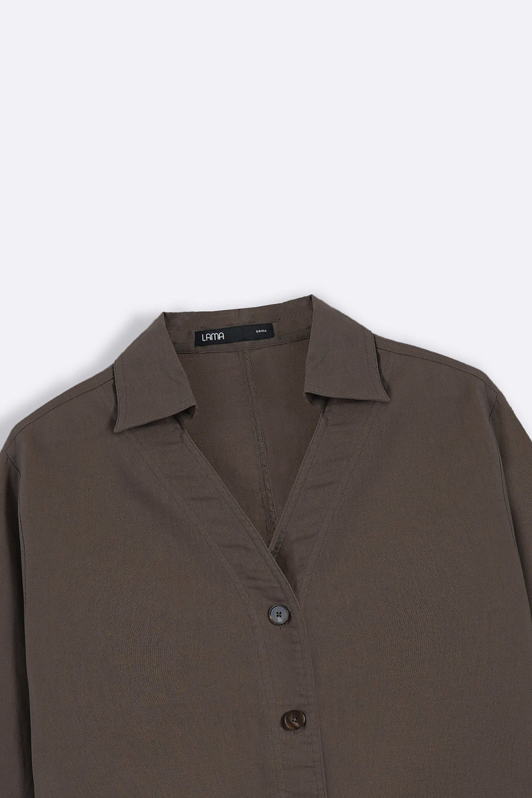 BROWN LONG SUMMER BLOUSE