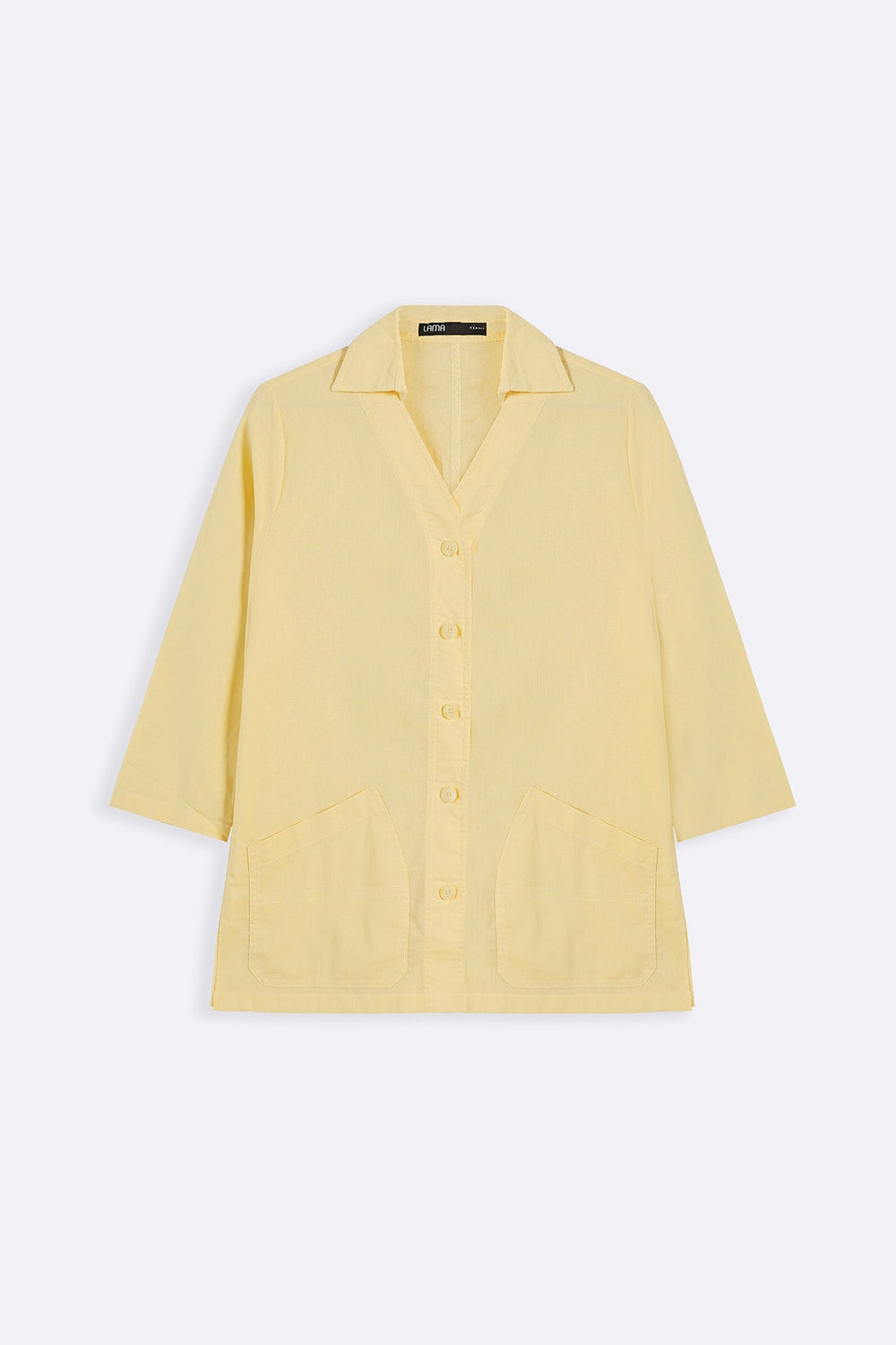 BUTTER YELLOW LONG SUMMER BLOUSE