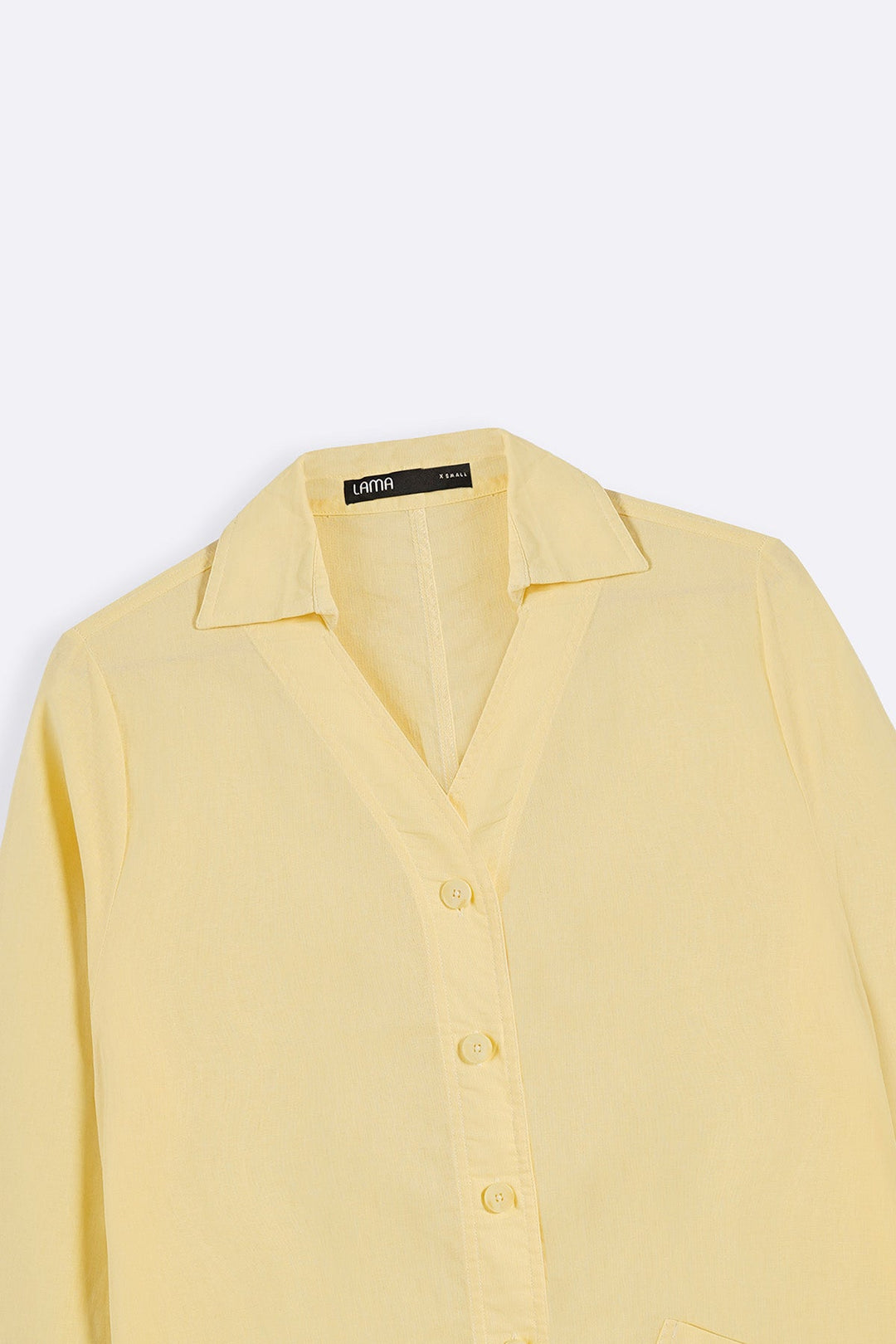 BUTTER YELLOW LONG SUMMER BLOUSE
