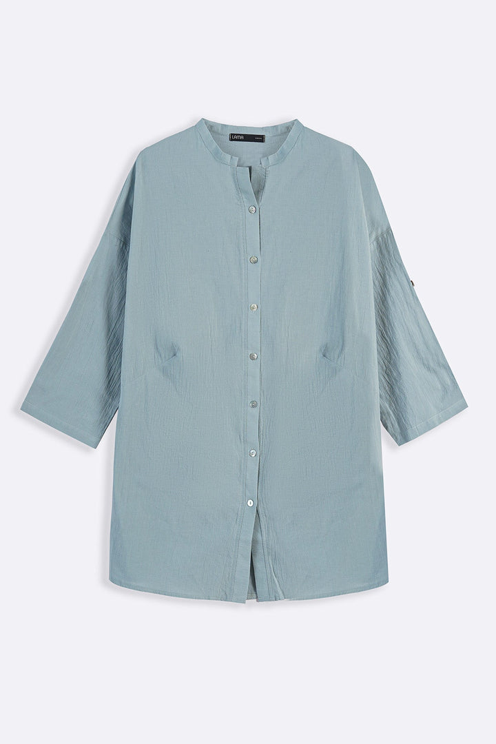 AQUA EVERYDAY FEATHER COTTON TUNIC