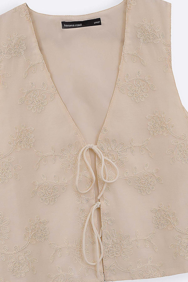 OFF WHITE IVORY ARTISAN VEST