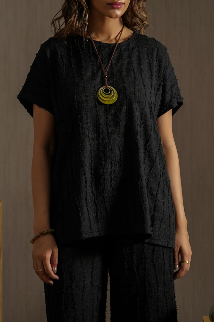 BLACK WILLOW KNIT TOP