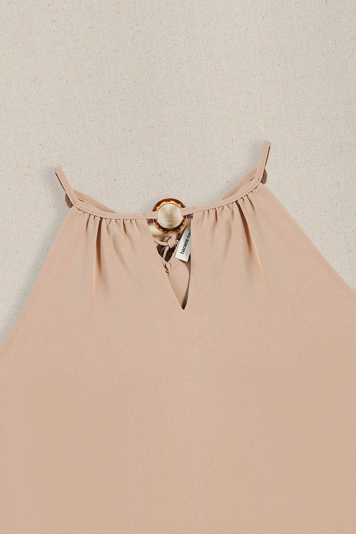 TAUPE COVE HALTER TOP