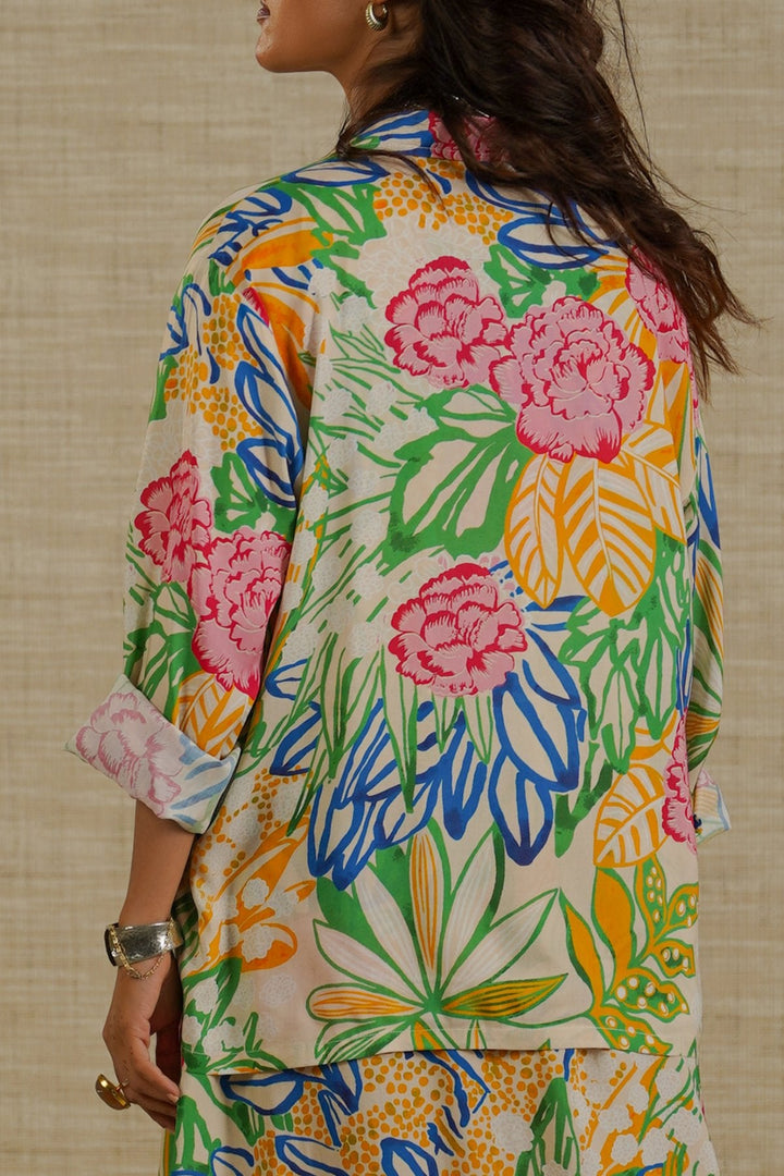PINK GARDENIA BUTTON DOWN