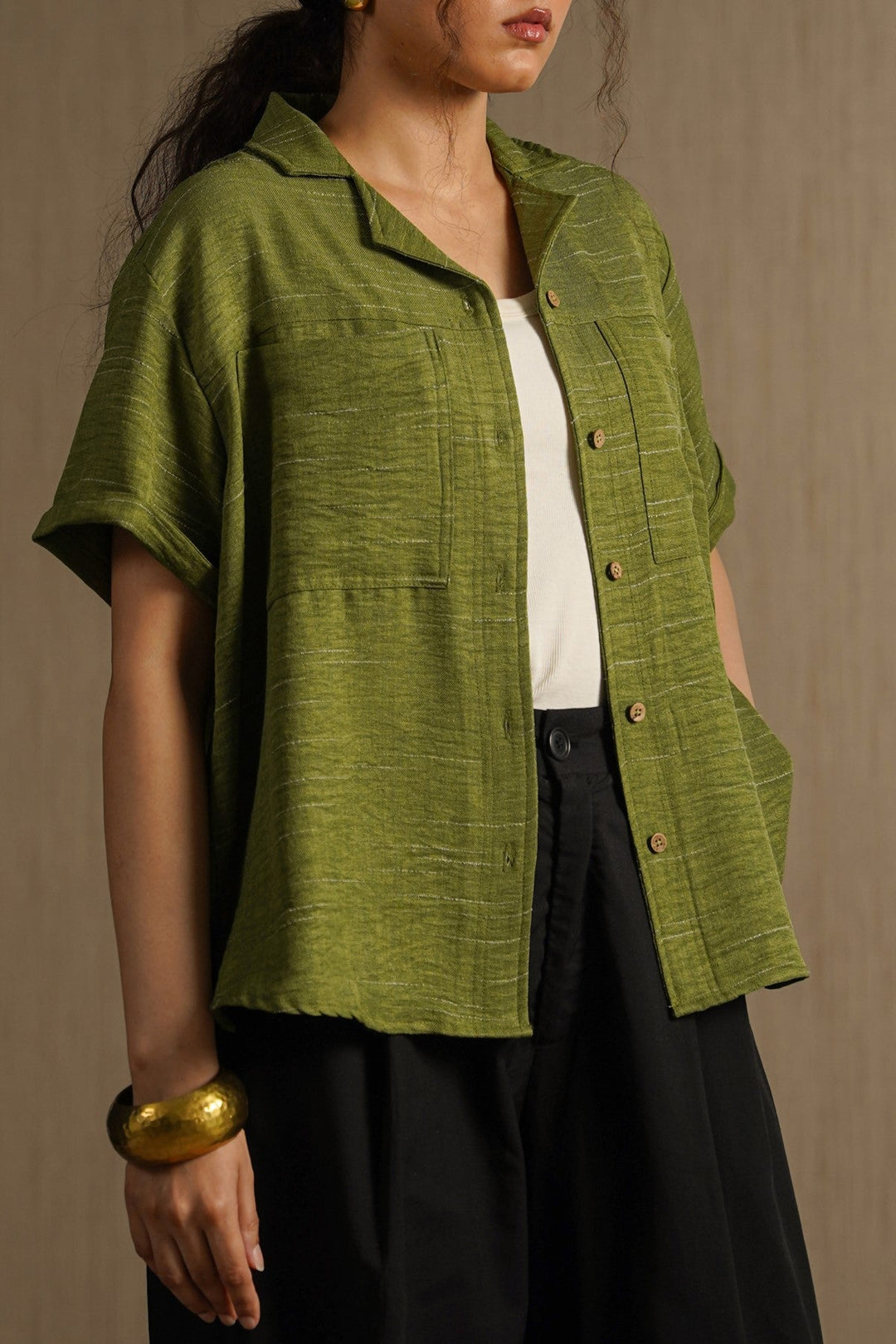 OLIVE OLIVE ROUTE SHIRT